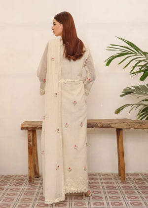 Floral Embroidery & Lace Dress