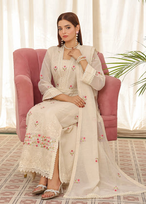 Floral Embroidery & Lace Dress