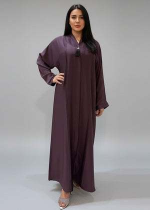 Abaya Dark Purple - Nawaem Altulle