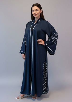Abaya Navy Blue - Nawaem Altulle