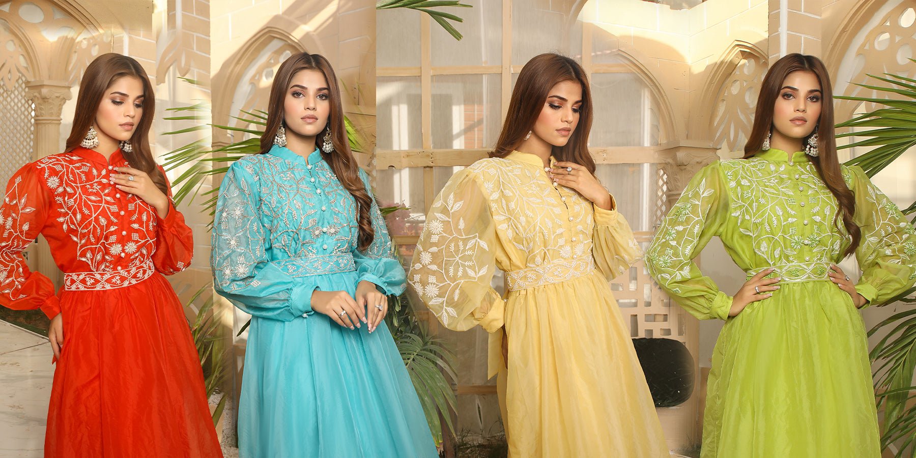 Organza Dresses - Nawaem AlTulle