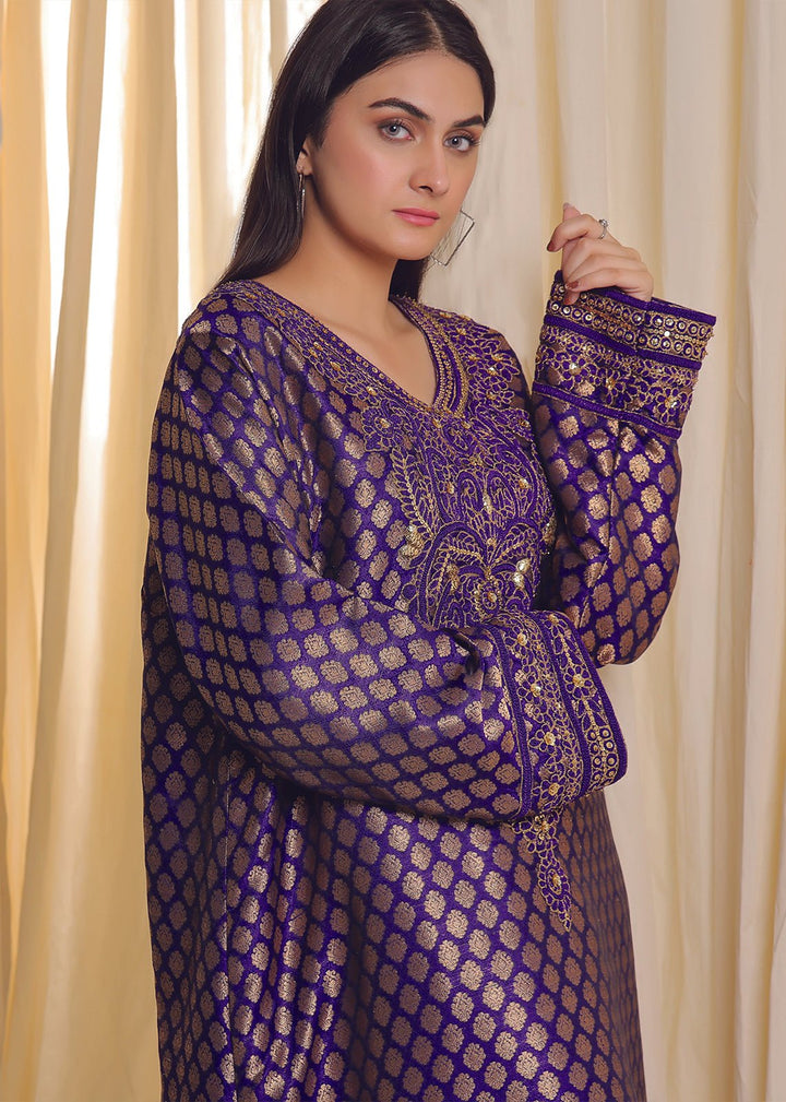 Indian Banarsi Jamawar Dress - Nawaem Altulle