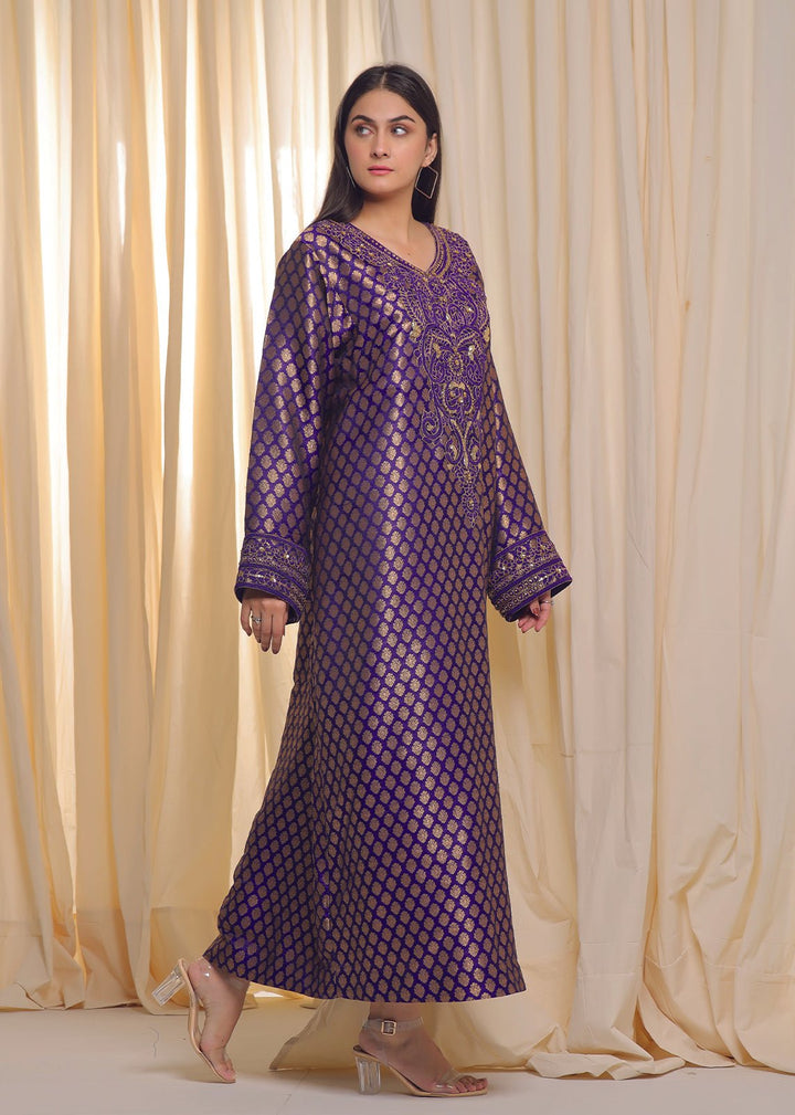 Indian Banarsi Jamawar Dress - Nawaem Altulle