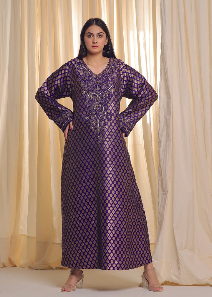 Indian Banarsi Jamawar Dress - Nawaem Altulle
