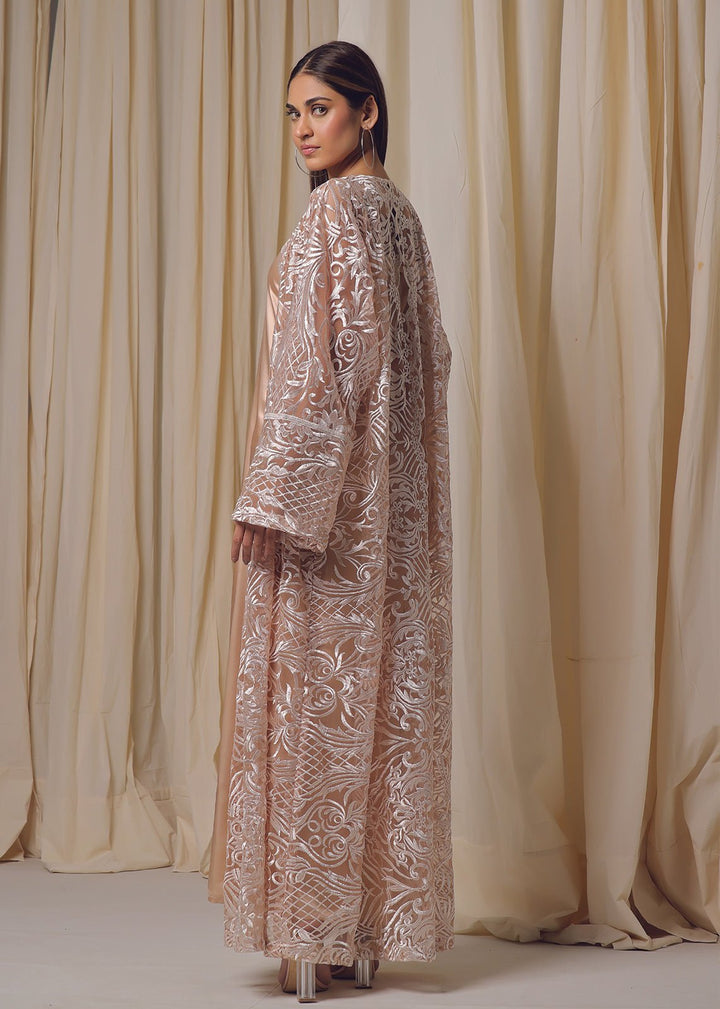 Silk Floss Embroidered Jacket - Nawaem Altulle