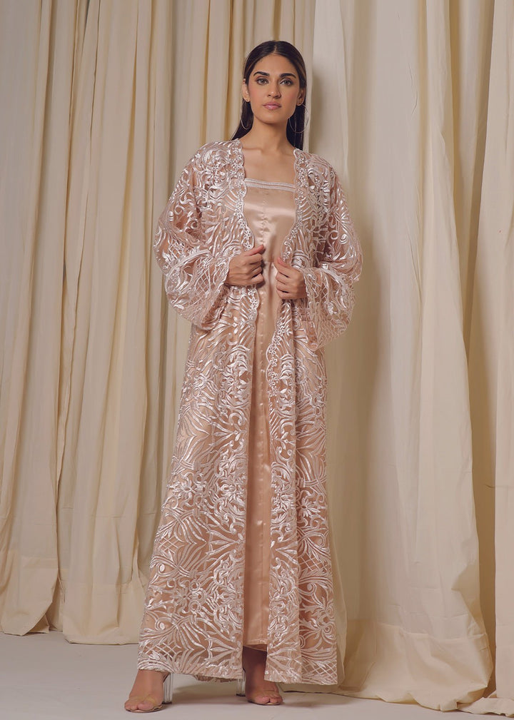 Silk Floss Embroidered Jacket - Nawaem Altulle