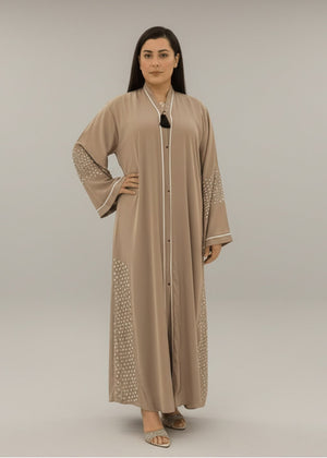 Abaya Beige - Nawaem Altulle