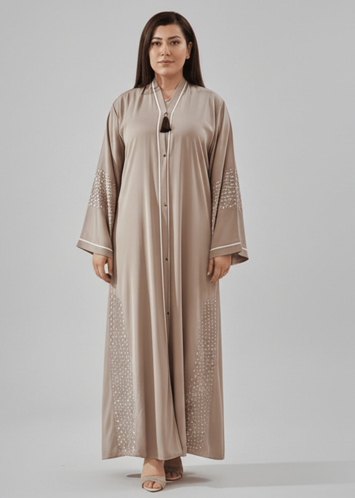 Abaya Beige - Nawaem Altulle