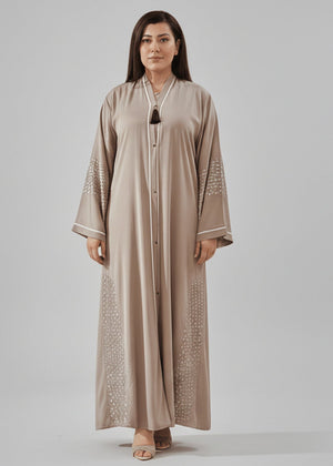 Abaya Beige - Nawaem Altulle