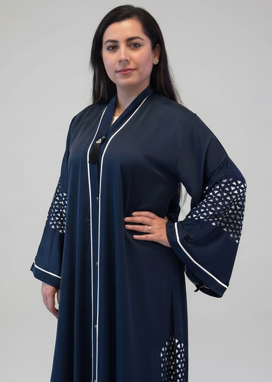 Abaya Navy Blue - Nawaem Altulle