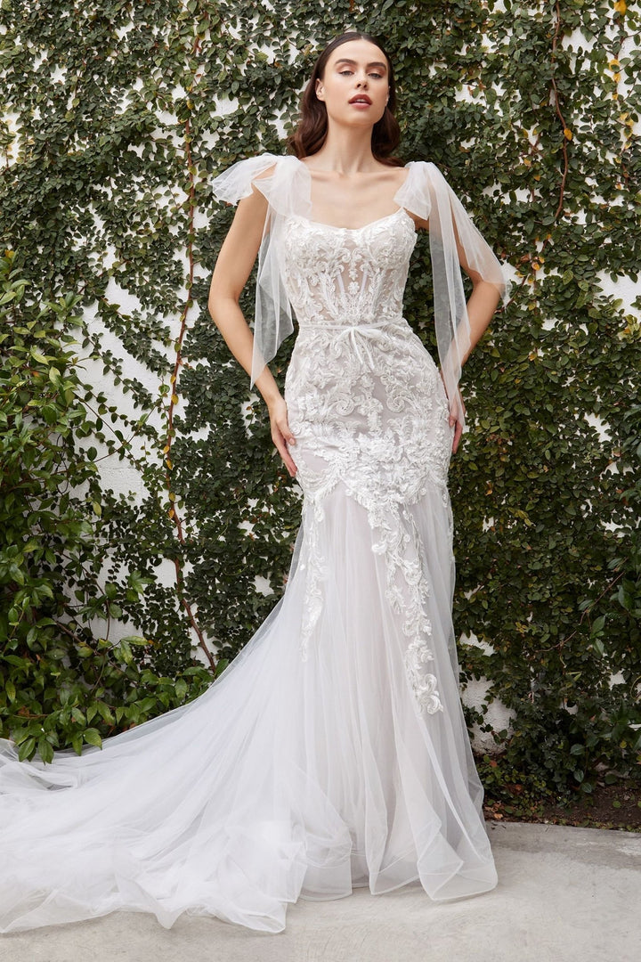 Beatrice Lace Corset Mermaid Gown - Nawaem Altulle