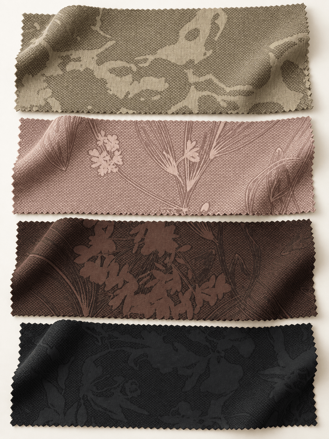 Botanica Tailored Jacquard Abaya - Nawaem Altulle