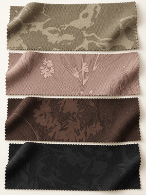 Botanica Tailored Jacquard Abaya - Nawaem Altulle