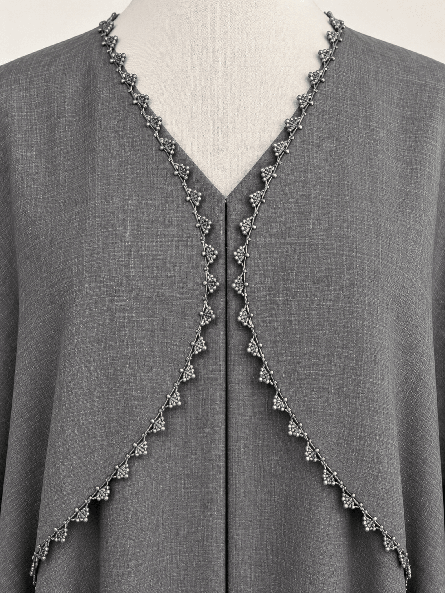 Habibi Crystal Crochet Abaya - Nawaem Altulle