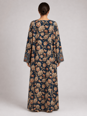 Layla Printed Arabic Kaftan - Nawaem Altulle