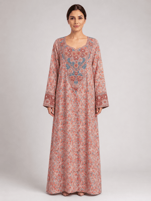 Noor Embroidered Cotton Dress - Nawaem Altulle