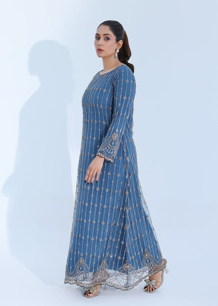 Soft Crystal Embellished Tulle Dress