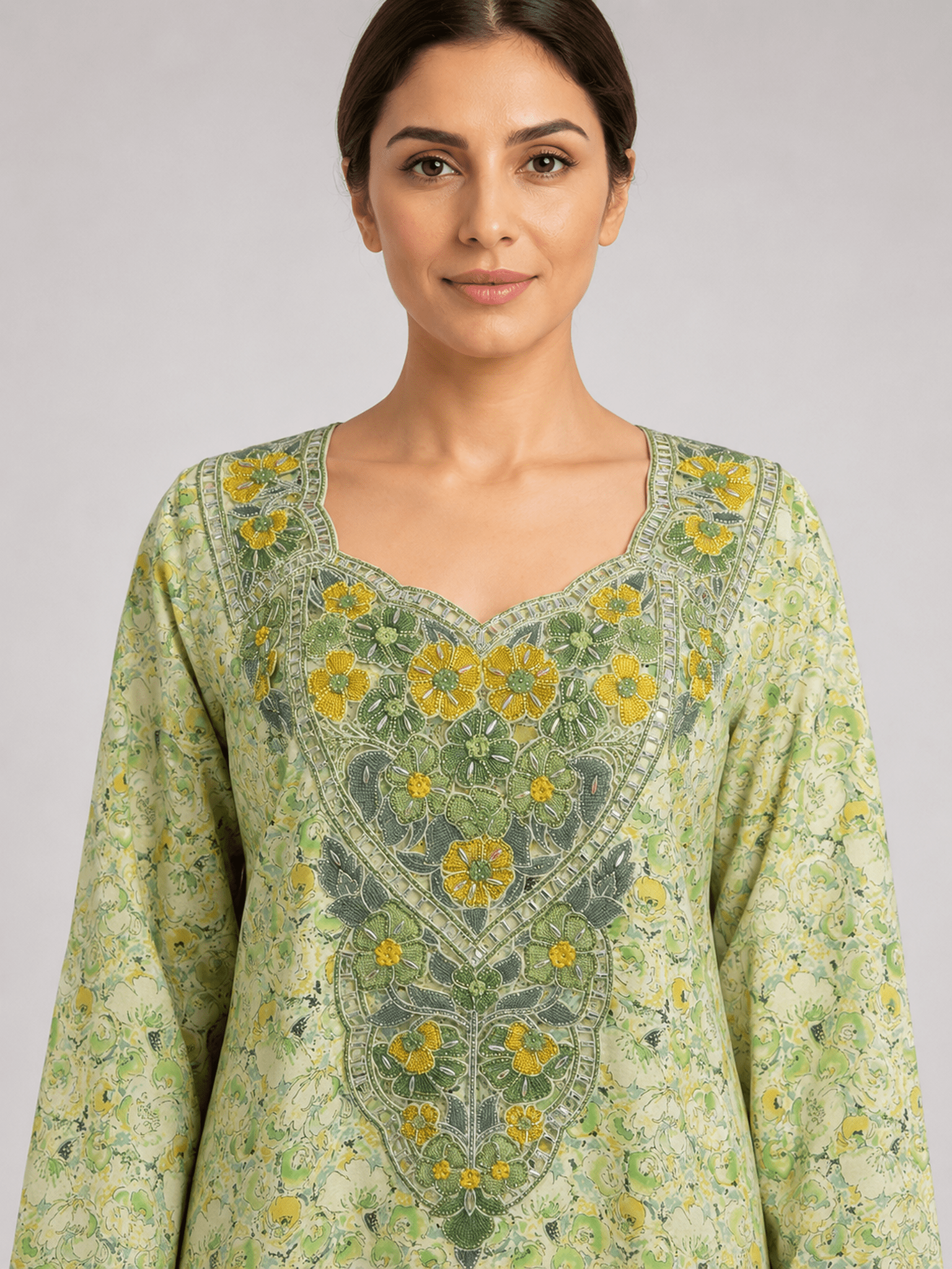 Zahra Multicolor Print Mukhawar - Nawaem Altulle